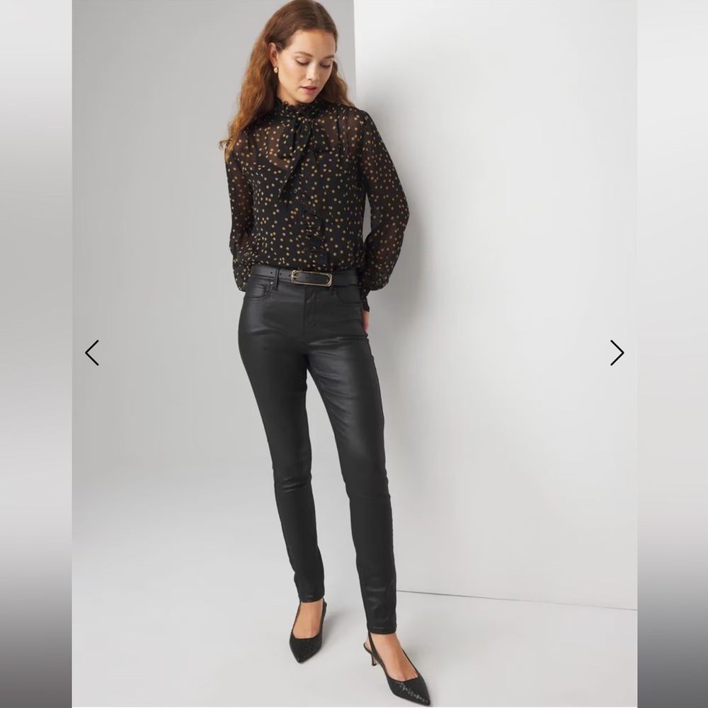 White House Black Market ‘The Skinny’ Coated  Jeans